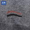 ROMON Men's 100% Pure Cashmere Thick Round Neck Sweater
