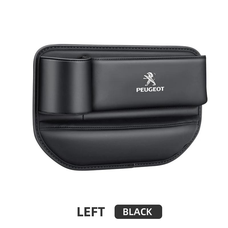 Úložný box do mezery autosedačky Výplň konzole Pouzdro pro uložení a úklid Pro Peugeot 206 207 208 306 307 308 508 106 107 108 2008 3008 5008