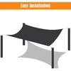 7x7ft 60% Sunblock Shade Cloth, Shade Cloth with Grommets, Sun Netting for Patio, Outdoor Shading Net, Garden Shade Mesh Tarp, for Plant Cover,