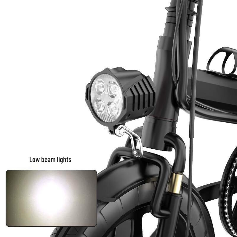 Longchan Electric Bike Headlight with Horn