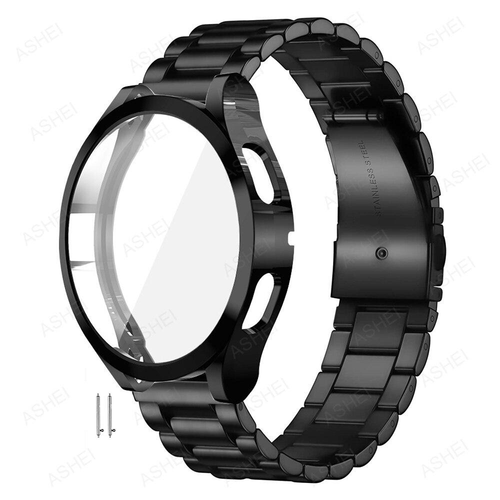 Zespół + etui do zegarka Samsung Galaxy 6 4 5 44mm 40mm 43mm 47mm bransoletka zegarek Galaxy 4 klasyczny 46mm 42mm 5 Pro 45mm pasek etui tpu