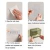 Transparent Toilet Tissue Holder Plastic Napkin Holder Multipurpose Paper Towel Box  Washroom