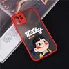 Cute Boy Girl Couple Phone Case For iPhone 12 11 13 14 15 Pro Max X XS XR SE 7 8 Plus Sweet Peko Milky Hard Matte Cover Fundas
