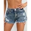 Damen Übergröße High-Waist zerrissene Jeans-Shorts - Sexy lässiger europäischer Sommerstil