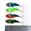 Metal FeatherVIBLuya Bait8Number Hook11G5.5CMBionic Fake Bait for Freshwater and Saltwater Fishing, Special for Bass and Red Sna