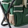 Folding Chair Durable Portable Folding Camping Stool with Storage Bag Waterproof Load-Bearing Chair for Outdoor
