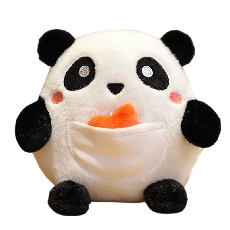Cute And Soft Short Plush Cat Pocket Stuffed Toy Pillow Doll Gift