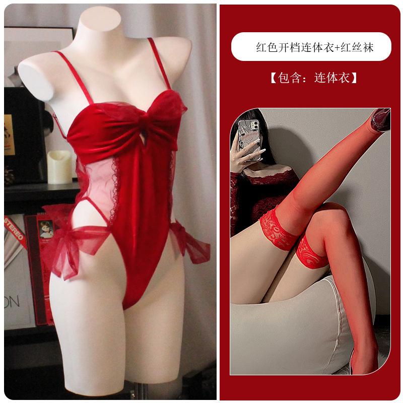 Sex lingerie sexy pure desire style burgundy catwoman open file temptation