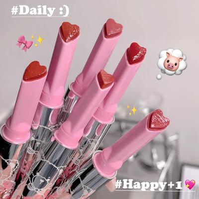 Durchscheinender Kristalllippenstift, wasserglänzender Lippenglanz, lang anhaltender Lipgloss, feuchtigkeitsspendende Lippentönung, Lippen-Make-up