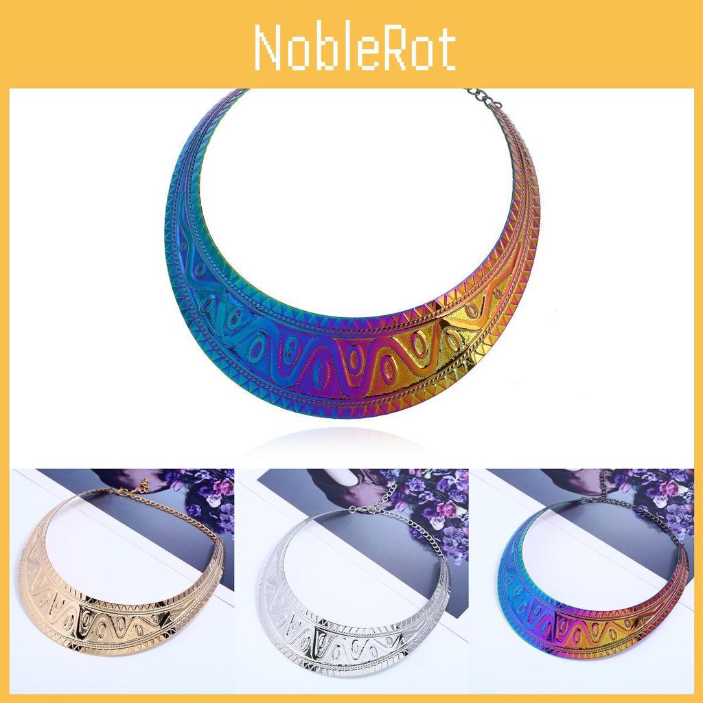 Punk Necklace Metallic With Electroplated Finish For Fashion And Gift Jewelry