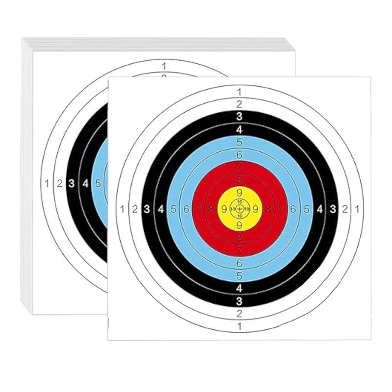 A9 Profession Archery Targets Paper Face Bow Arrow Gauge Shooting Target Paper Traditional Shooting Accessories