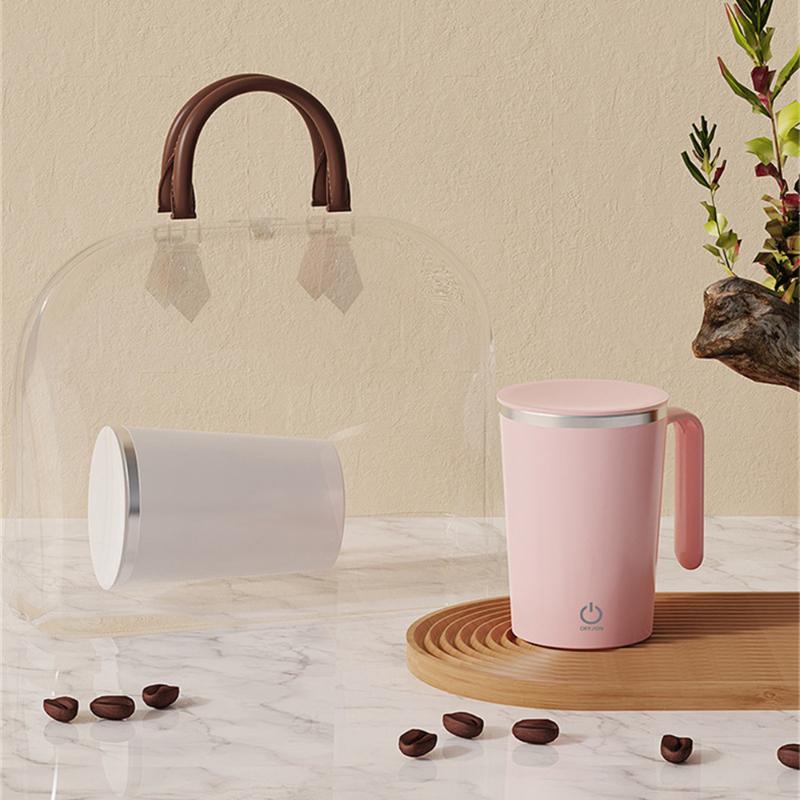 Automatyczny kubek do mieszania wody, elektryczny kubek do kawy, kubek do mleka, automatyczny obrotowy kubek do soku ze stali nierdzewnej