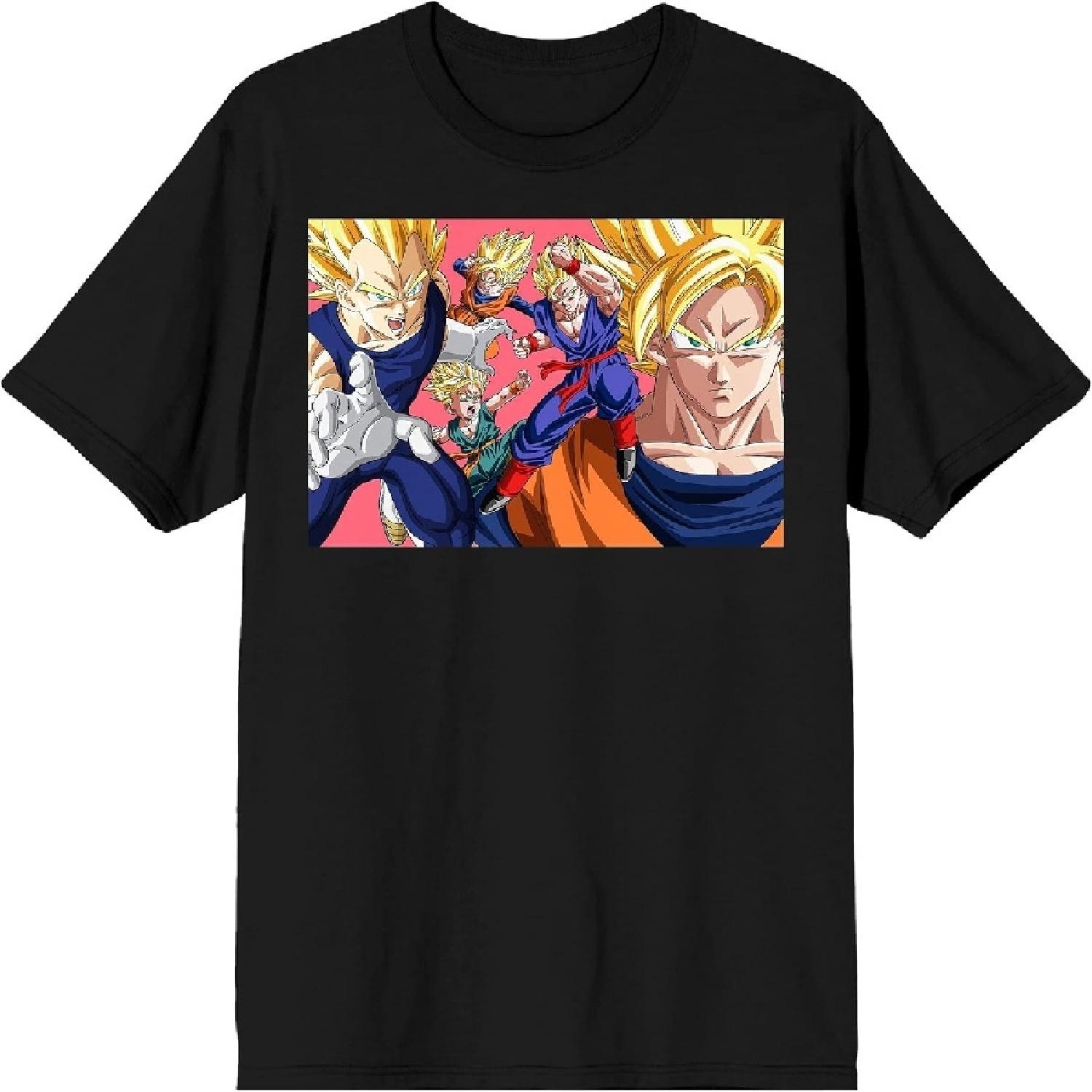 Dragon Ball Z Character Group Classic Black Tee S