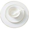 Elegant Ruyi Gold-Rim Bone China Dinnerware Set