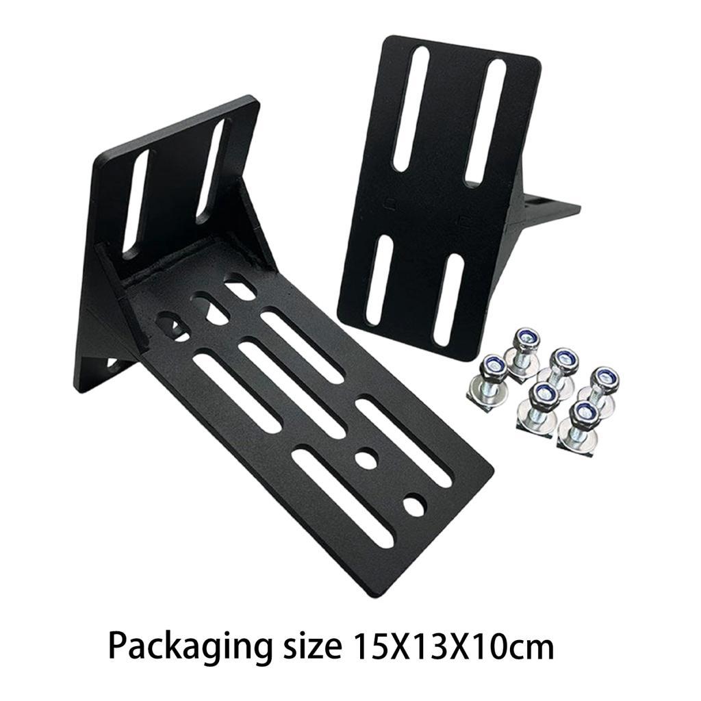 2 Pieces Awning Bracket Car Mounting L Brackets Kit Accessories Replacement Stable Outdoor