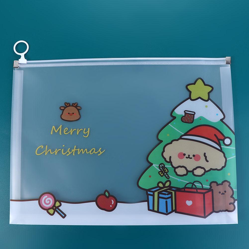 

Paper Pencil Case Office Suppllies Documents Filling Bag Information Pack File Folder PP File Bag random