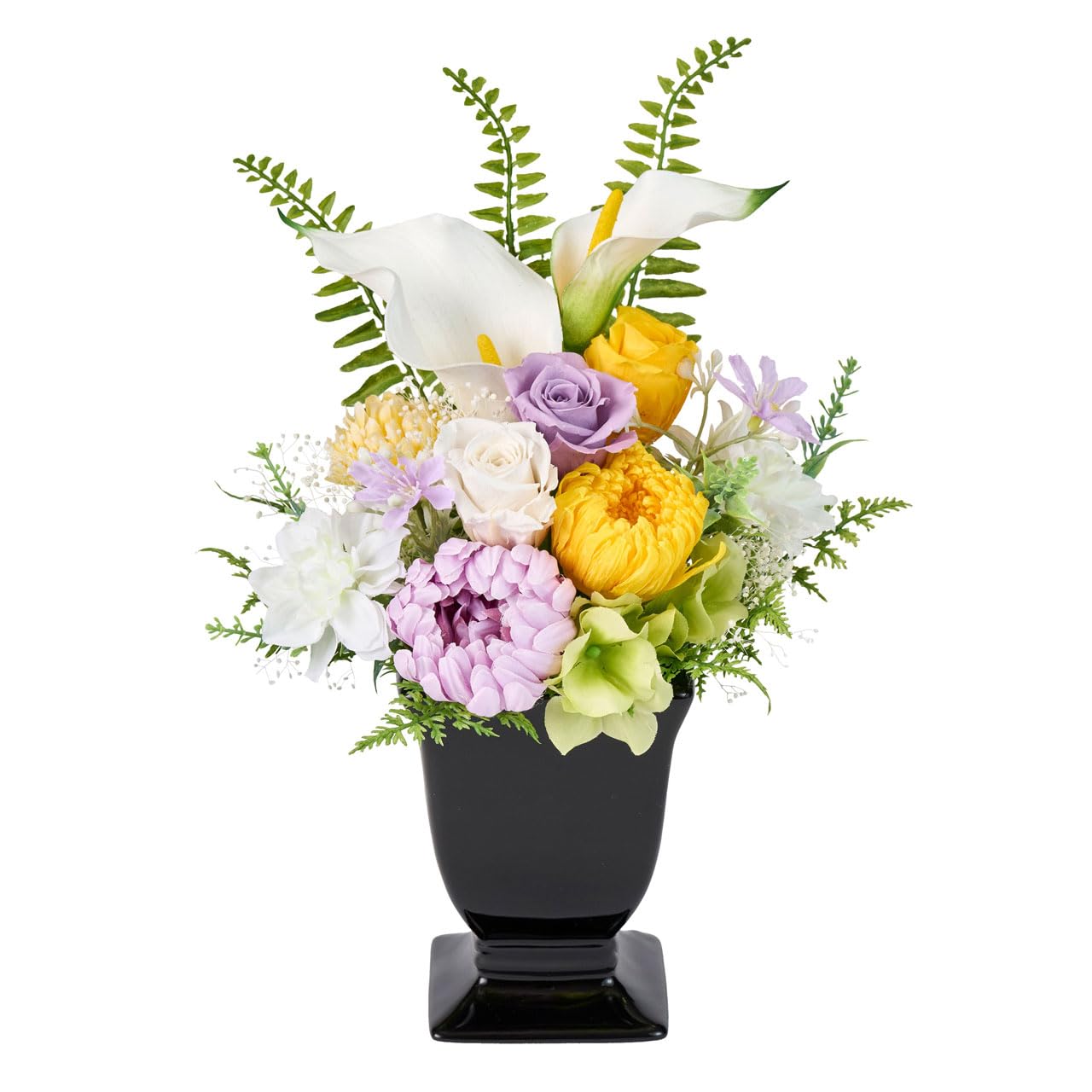 

Tokyodo Preserved Flower Arrangement, Buddhist Offering Flowers, Fugetsu, W18 x D18 x H28cm, 1 Piece, ZY004907-zzz