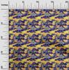 oneOone Cotton Flex Blue Fabric Abstracts Quilting Supplies Print Sewing Fabric By The Yard 40 Inch
