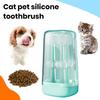 Pet Diş Fırçası Yumuşak Kıllar Ergonomik Sap Rahat Kavrama Ağız Bakımı Silikon Köpek Kedi Diş Fırçası Pet Ağız Temizleme Aracı