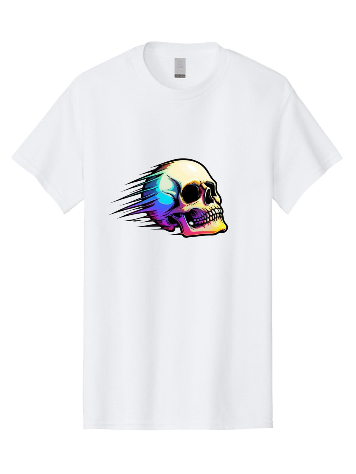 Skull-3 Mens Graphic Tee, 100% Cotton, Casual Summer Wear S разноцветный