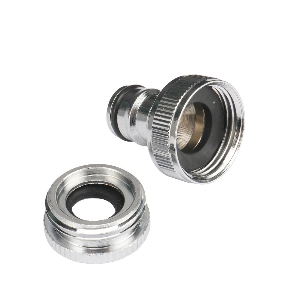 Adaptador Universal Conector para Torneira de Cozinha, Adaptador para Mangueira de Misturador, Conexões para Marcenaria, Rosca Fêmea/Macho de 1/2" 3/4"