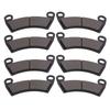 8Pcs Brake Pad Set 2203747 Metal Front and Rear Brake Pads Replacement for Polaris RZR XP 1000 2014 to 2020