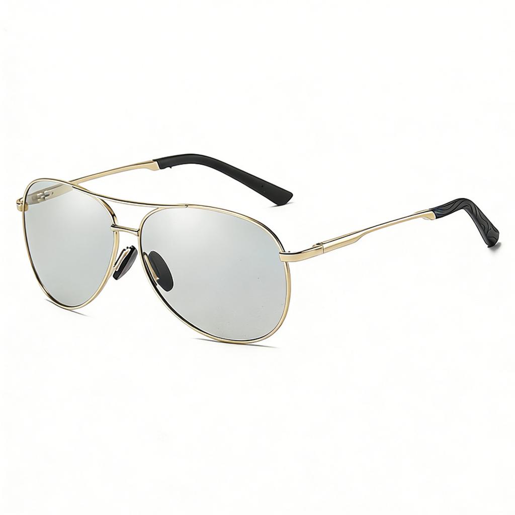 High Quality Men'S Polarized Sunglasses Fishing Retro Sunglasses Color Changing Day And Night Night Vision Glasses Toad