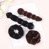 DIY Donut Bun Maker Hairstyle Meatball Head Hair Maker Fashion Foam Sponge Bun Shaper  Women