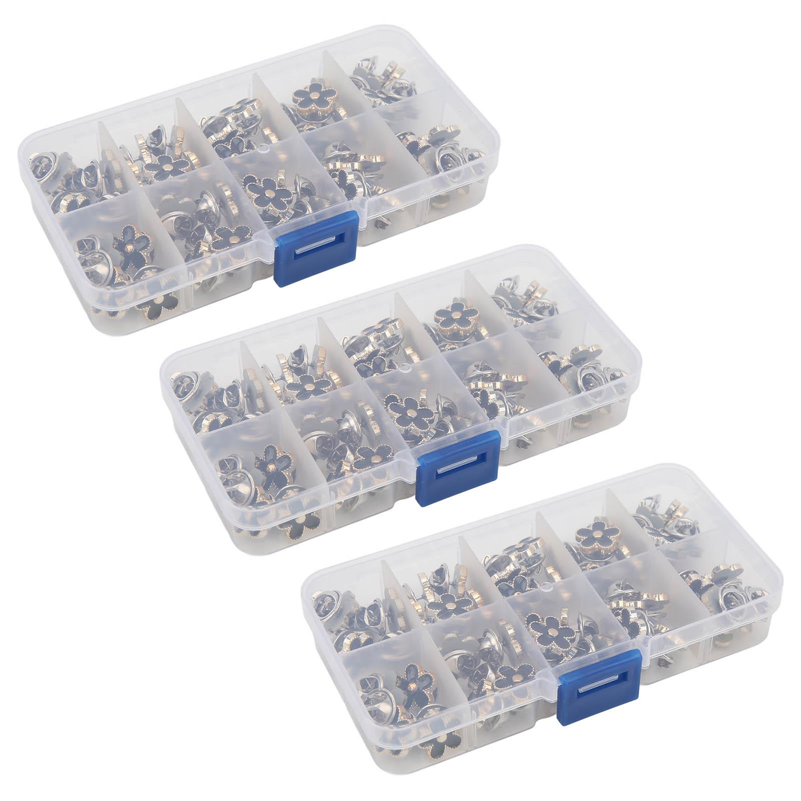 

150 шт. черных пуговиц-значков «Маргаритка», съемные, непустые, декоративные броши-пряжки для DIY-поделок, шитья