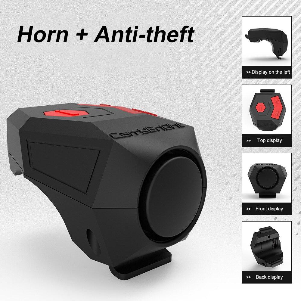 Electronic Bike Horn Bell Rechargeable Bicycle Anti-theft Bell 120db Loud Horn for Bicycle MTB Scooter Bike Accessoires