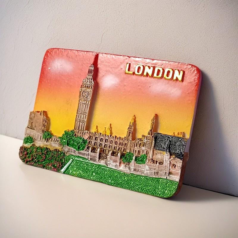 Europe  UK London 3D Refrigerator Stickers Fridge Magnets Tourist Attractions  Refrigerator Stickers Souvenirs London Handmade C