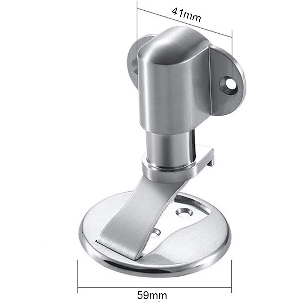 

15 шт. Регулируемый дверной стопор без сверления, магнитный дверной стопор из цинкового сплава, противоударный держатель двери, скрытый дверной стопор, дверная фурнитура 3pcs