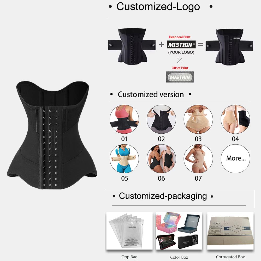 Fajas Cinturilla Fuertes Control de Vientre de Cuerpo Completo Ropa Moldeadora para Mujer Corsé Cruzado Cinturón Entrenador de Cintura Moldeador para Mujer