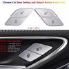 Car Door Lock Unlock Switch Cover For Mercedes Benz W205 W213 W222 C218 X253 EQC