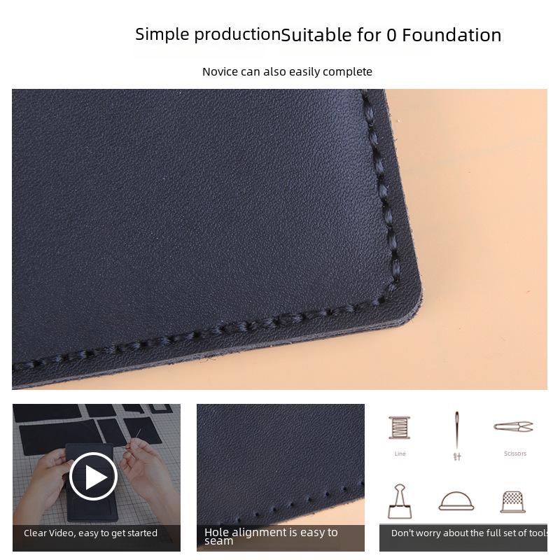 "Handmade Cowhide Wallet & Card Holder - Perfect Father's Day, Boyfriend, or Female Gift"