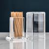 Acrylic Transparent Toothpick Holder Creative Egg-shaped Toothpick Box Home Living Room Decoration Restaurant Hotel Ornaments