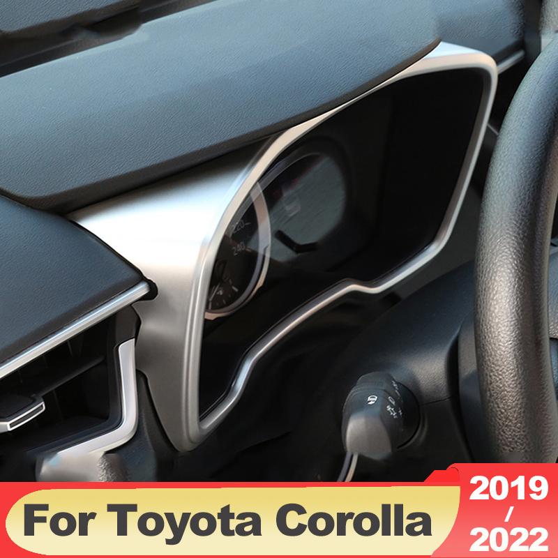 For Toyota Corolla E210    2022 ABS Carbon Car Dashboard Frame Cover Trim Stickers Interior Decoration Accessories