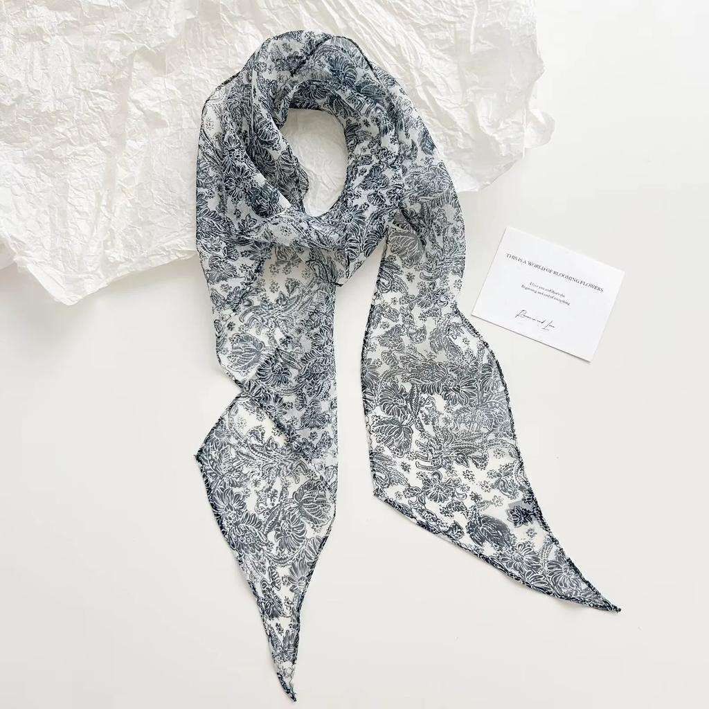 100% nature Silk Scarf Fashion Women Scarves Shawl Hijab Bandana Kerchief Pashmina Neckerchief Foulard Female Echarpe  10*150cm