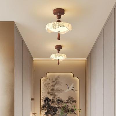 Song Dynasty Aesthetic Fabric Light for Entrance, Corridor, or Balcony