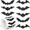 500Pcsrollhalloween Laser Bat Stickersstickers For Party Gifts Decoration Notebook Journals Scrapbooking Stickers