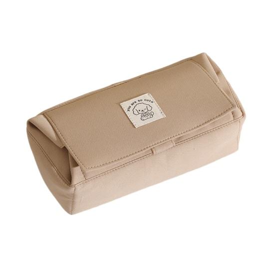 

Yousheng Canvas Pencil Case Double Layer Waterproof Stationery Bag Student Pencil Organizer for School Office Travel Cosmetic