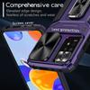 Shockproof Armor Case for Redmi Note 11 Pro 5G Slide Camera Lens Protection Kickstand Phone Cover for Redmi Note 11 11S