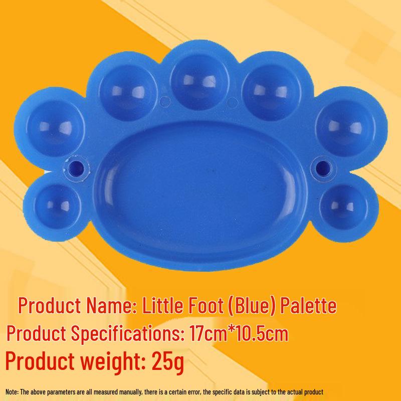 Children's Plastic Color Mixing Palette for Gouache Paints