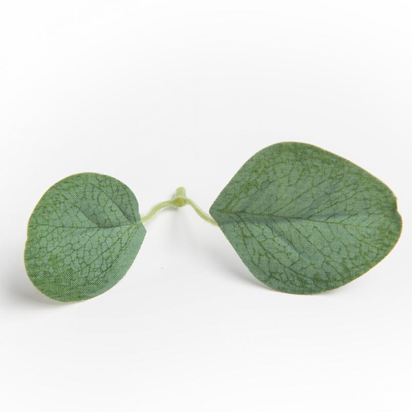 

50/100Pcs Silk Artificial Plant Eucalyptus Rose Leaf Outdoor garden UV protection Wedding Diy Gift Box Christmas Decoration Home 50pcs зелёный