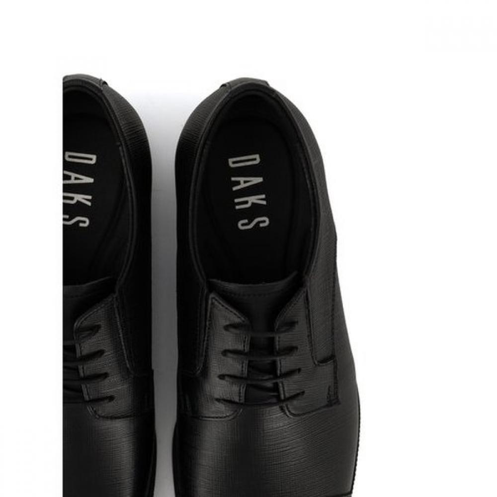 Daks Men S Comfort Saffiano dreSS ShoeS  Black  Dmx578 Ke10