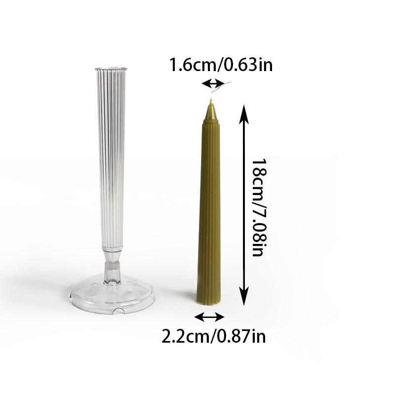 1PC All Kinds of Round and Long Church Handmade Irregular Shape Candle Plastic Mold DIY Multiple Options Available