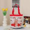 Cute Graffiti Bucket Bag for Women, Ins Style Cartoon Print Round Cylinder Handbag, Korean Fashion Shoulder Tote for Lunch and Daily Use