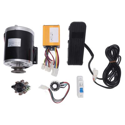 Cycle Modification Kit 24V 500W Cycle Brushed Direct Current Motor Controller Foot Accelerator Fuse Switch Speed