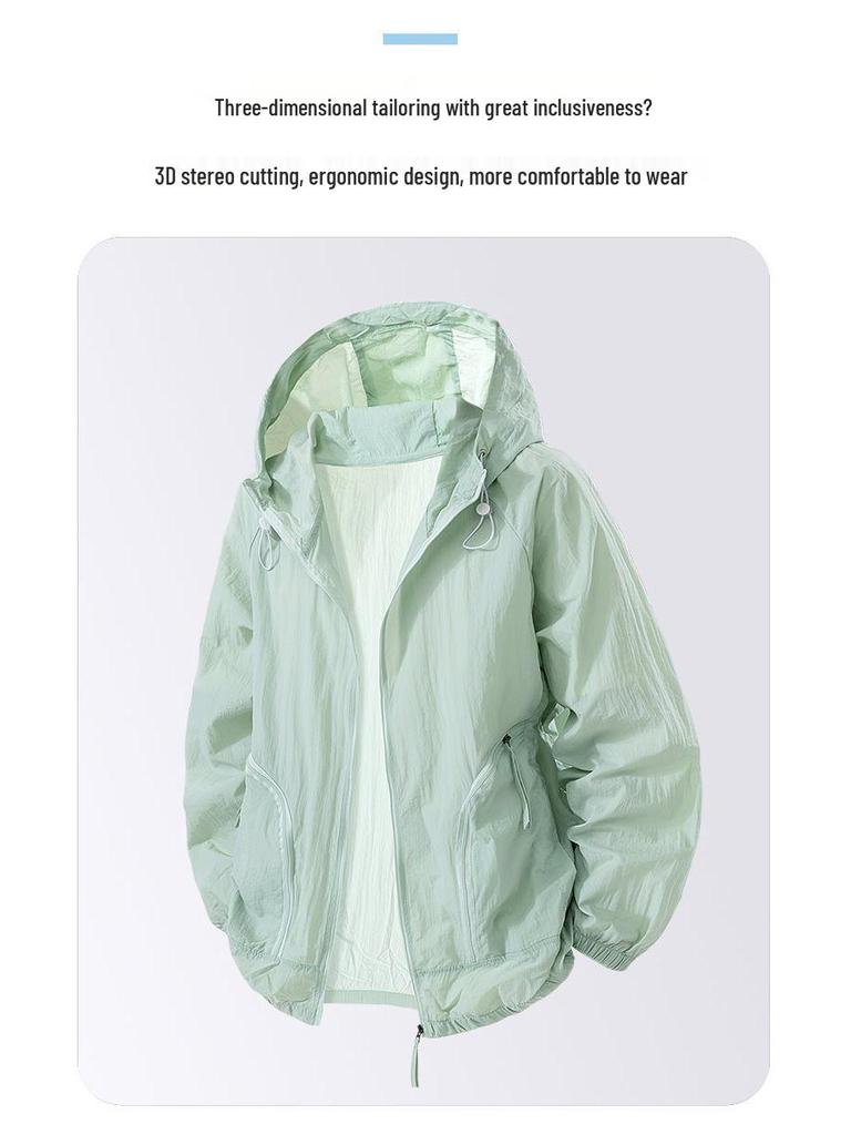 High-Quality UV Protection Summer Sports Clothing for Couples - Breathable and Large Size for Outdoor Activities