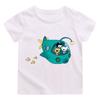 The Octonauts Cartoon Print  Anime T-shirt Pure Cotton Cute Funko Tee-shirt Children Camisetas Clothes Tees Top Comic Versatile